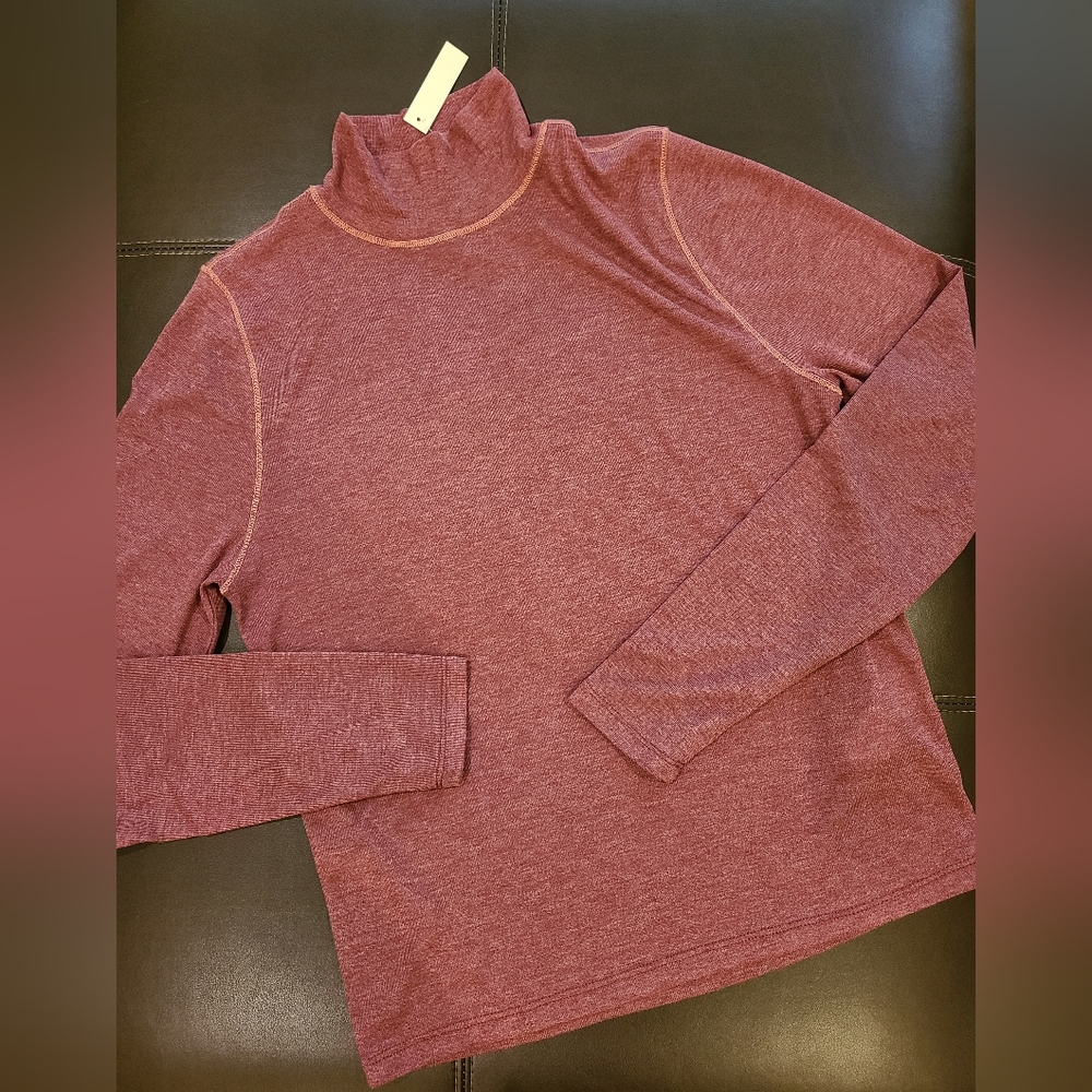 Madewell Burgundy Long Sleeve Tee